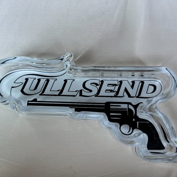 Rare Full Send - Colt .45 - Glass Ashtray - No BOX - Picture 1 of 5